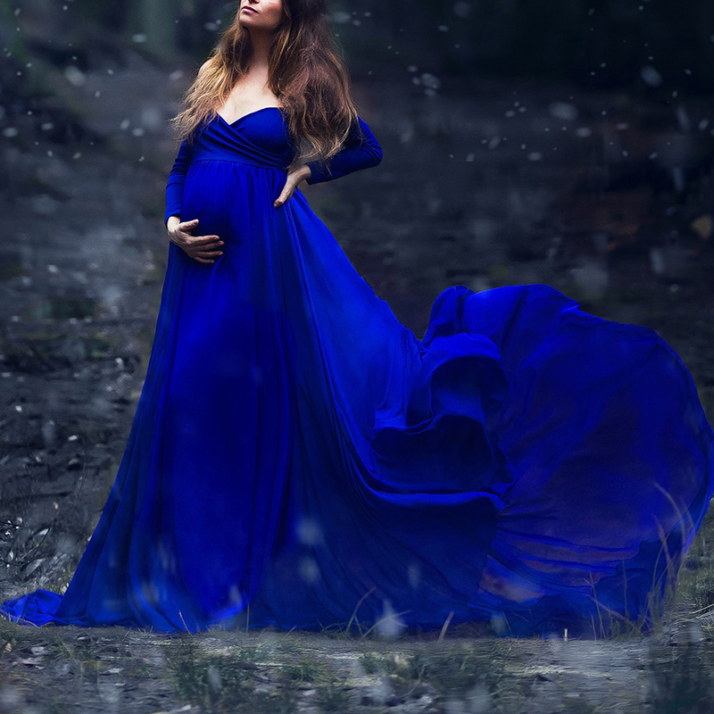 pregnancy gowns for photoshoot