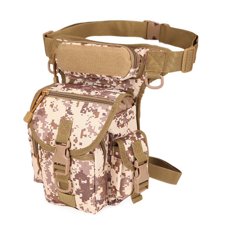 Waterproof Oxford cloth army camouflage one-shoulder messenger journalist photography sports leg bag
