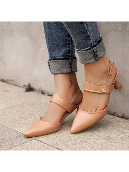 Women's fashion pointed high heels